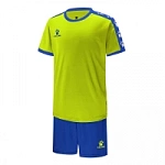Kelme детская форма (майка + трусы) COLLEGE 3883033.915 сине-салатовая