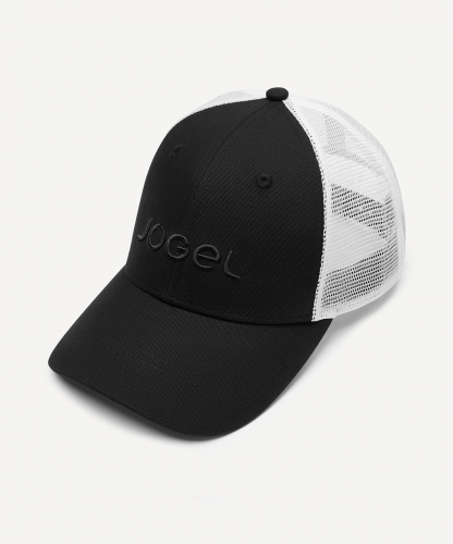 фото Jogel бейсболка Essential Mesh Cap ЦБ-00007709 черно-белая картинка