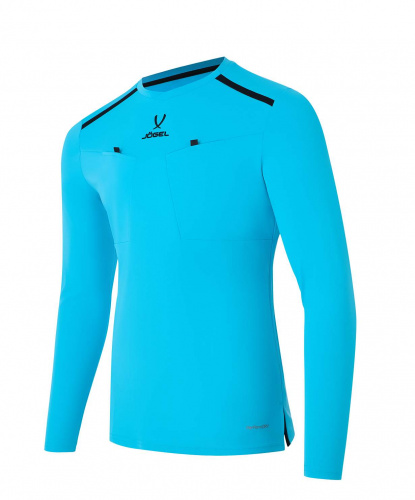 фото Jogel майка судейская DIVISION Referee LS Tee ЦБ-00004994 голубая картинка