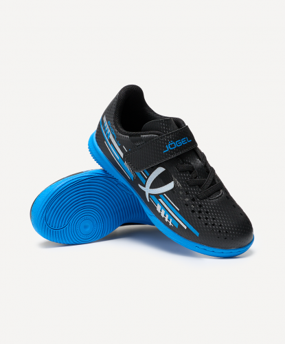 фото Jogel футзалки детские EVOFLY IN TALANT black/blue ЦБ-00004208 картинка
