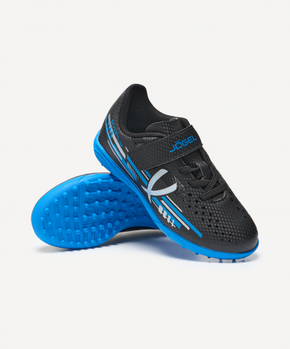 фото Jogel сороконожки детские EVOFLY TF TALANT black/blue ЦБ-00004214 картинка